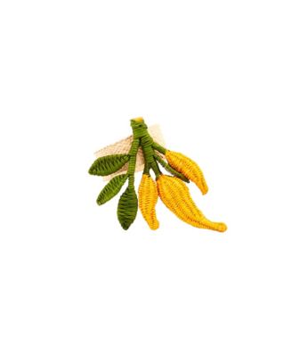  Yellow Chili Pepper Napkin Ring - Set of 4