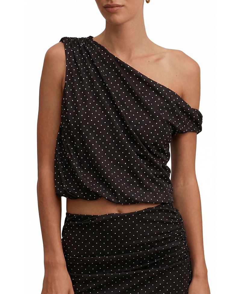 Ever New Women's Mila Tipped Shoulder Drape Top