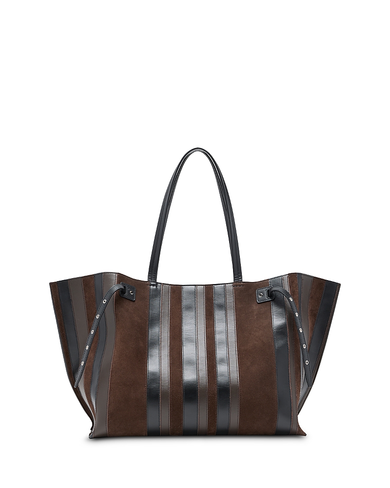 Proenza Schouler Days Large Striped Leather & Suede Tote Bag