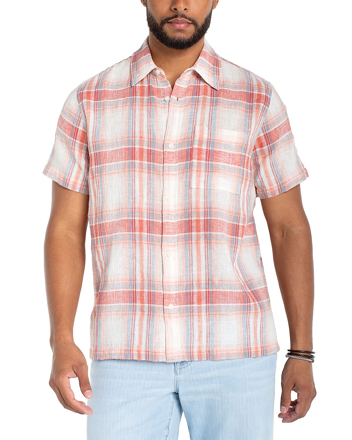 Liverpool Los Angeles Short Sleeve Button Up Shirt
