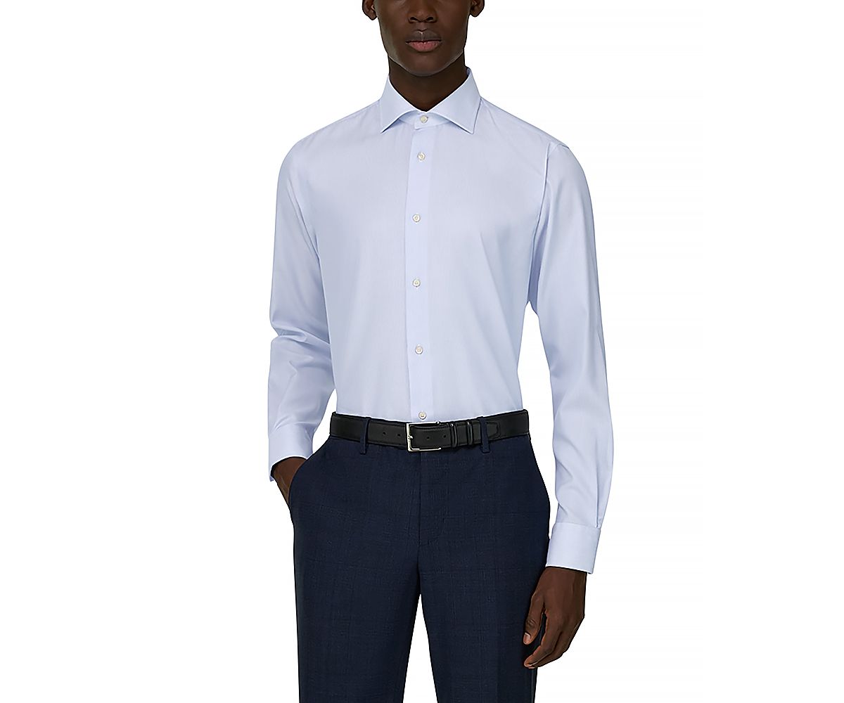 Boggi Milano Slim Fit Dobby Windsor Shirt