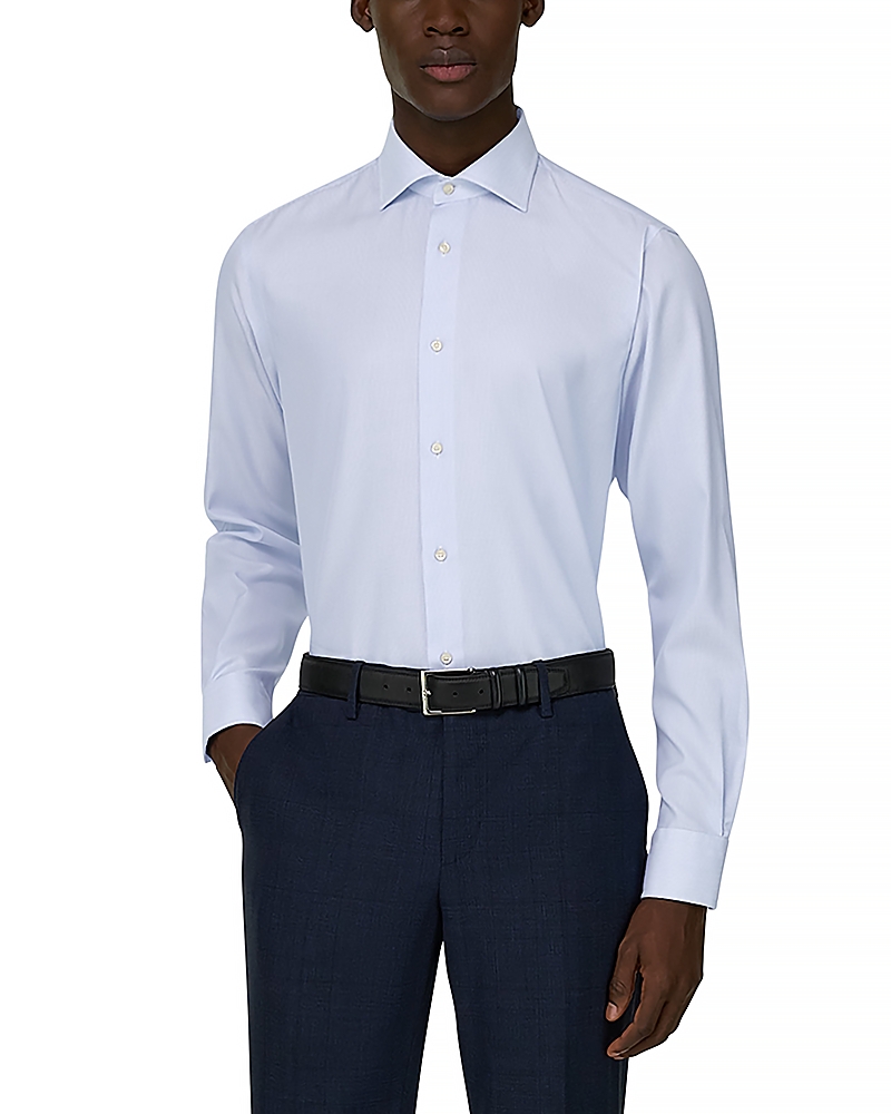 Boggi Milano Slim Fit Dobby Windsor Shirt