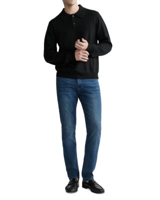 Nick Slim Fit Ultimate Knit Jeans in Stream 