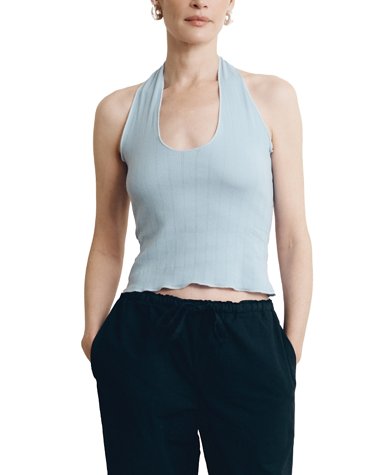 Vir Vita Pauline Pointelle Halter Top