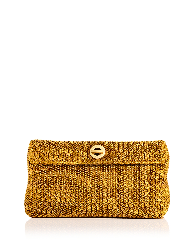 Veronica Beard Anchor Raffia Effect Clutch