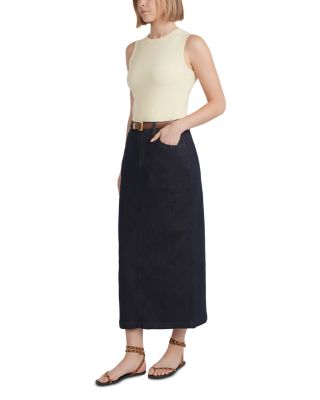 Denim Maxi Skirt