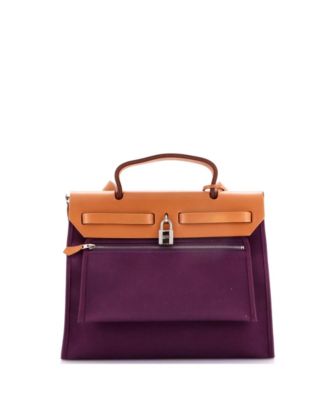 31 Herbag Zip Leather and Toile