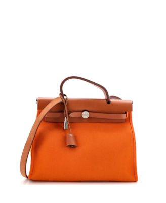 31 Herbag Zip Leather and Toile