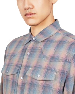 Sender Relaxed Fit Plaid Shirt