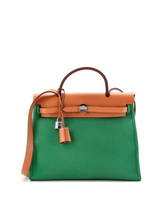 31 Herbag Zip Leather and Toile