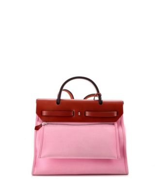 31 Herbag Zip Leather and Toile