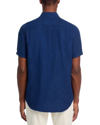 Classic Linen Point Collar Shirt