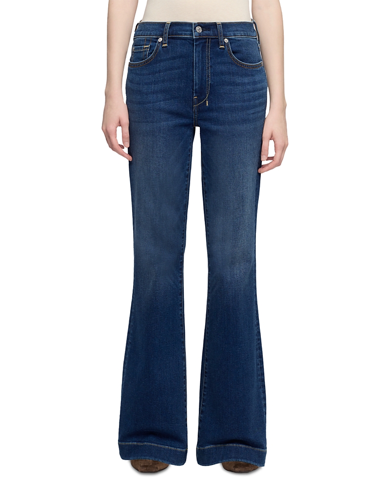7 For All Mankind Petites The Leggy Bootcut Jeans in Moonwater