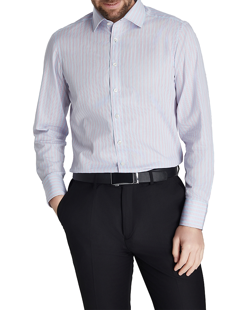 Thomas Pink Stripe Dress Shirt