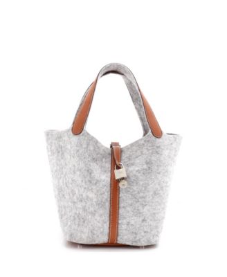 MM Picotin Lock Bag Felt with Leather
