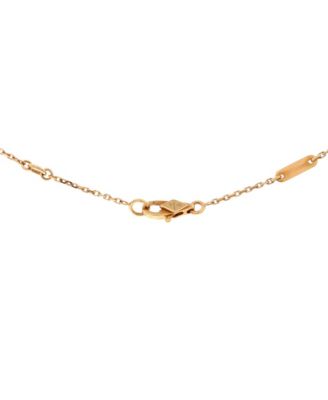  Sweet Alhambra Butterfly Pendant Necklace 18K Gold and Mother of Pearl, 15.75"