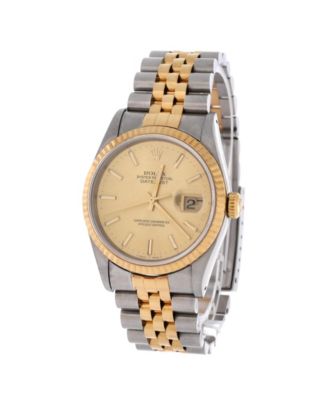  Oyster Perpetual Datejust Automatic Watch in Stainless Steel and Gold 36mm