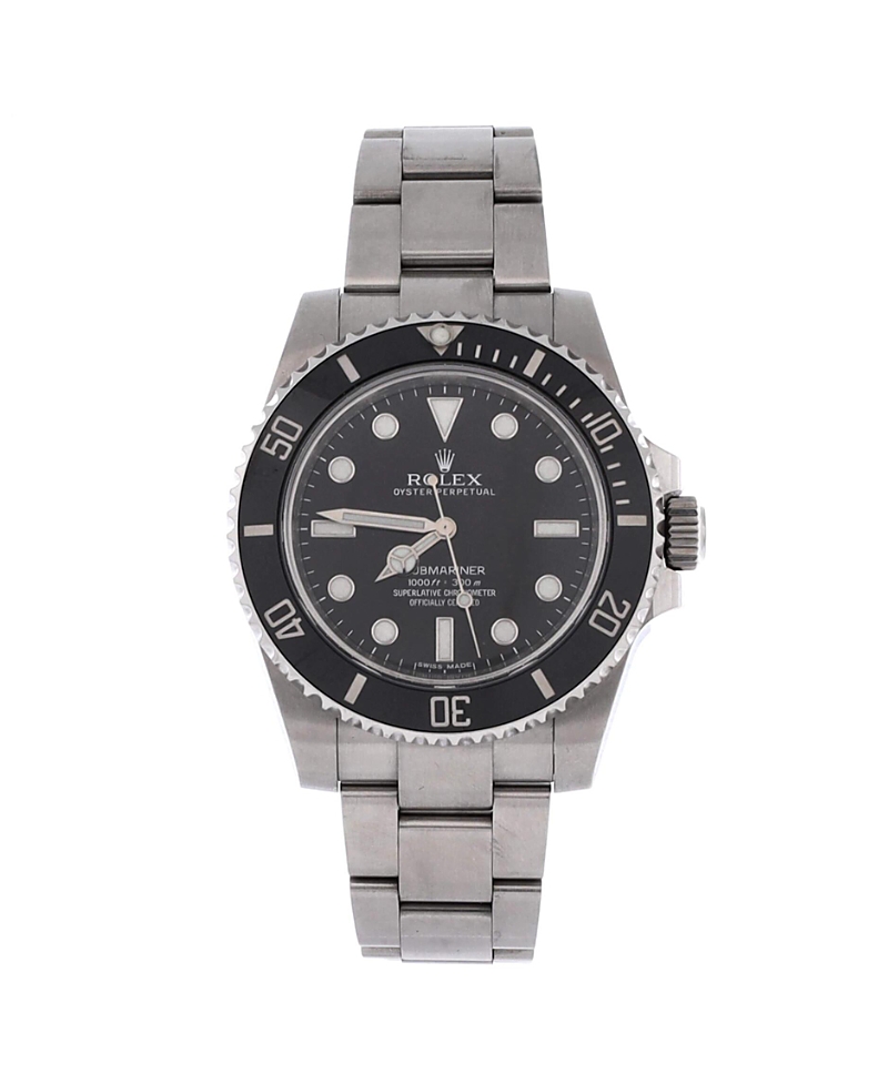 Pre-Owned Rolex Oyster Perpetual Submariner Automatic Watch in Stainless Steel and Cerachrom 40mm