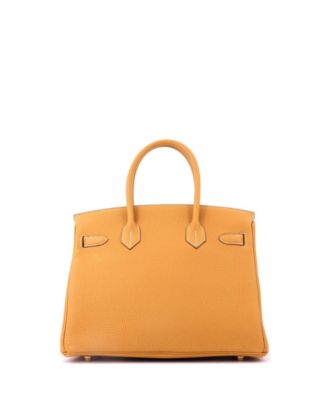 Birkin 30 Handbag Brown Togo with Gold Hardware