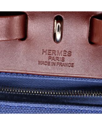 31 Herbag Zip Leather and Toile