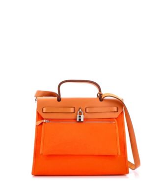 31 Herbag Zip Leather and Toile