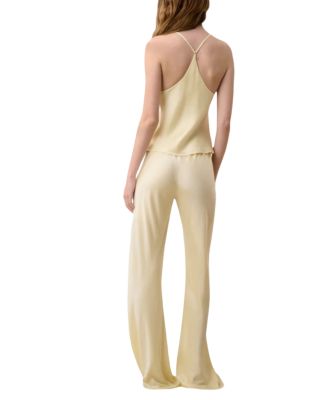 Washable Silk Bias Cami Pant Set