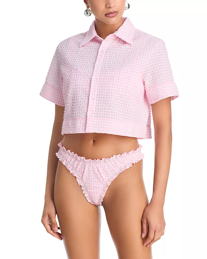 Simkhai Reeves Camp Cover Up Shirt