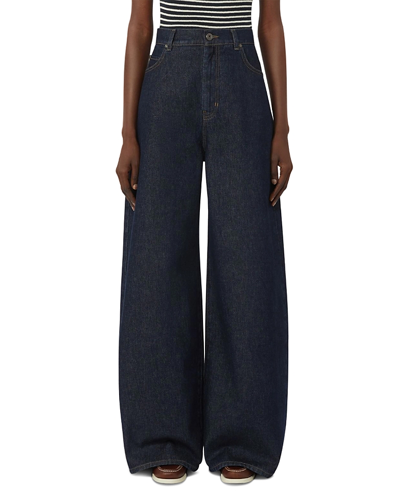 Weekend Max Mara Wkdtabella Wide Leg Denim Pants