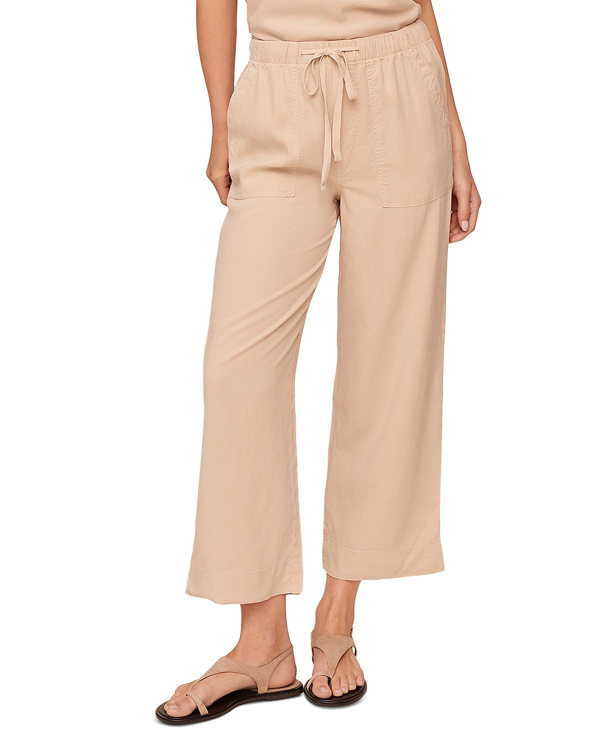Bella Dahl Easy Pocket Wide Leg Cropped Pants