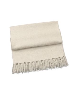  Handwoven Boucle Alpaca Throw