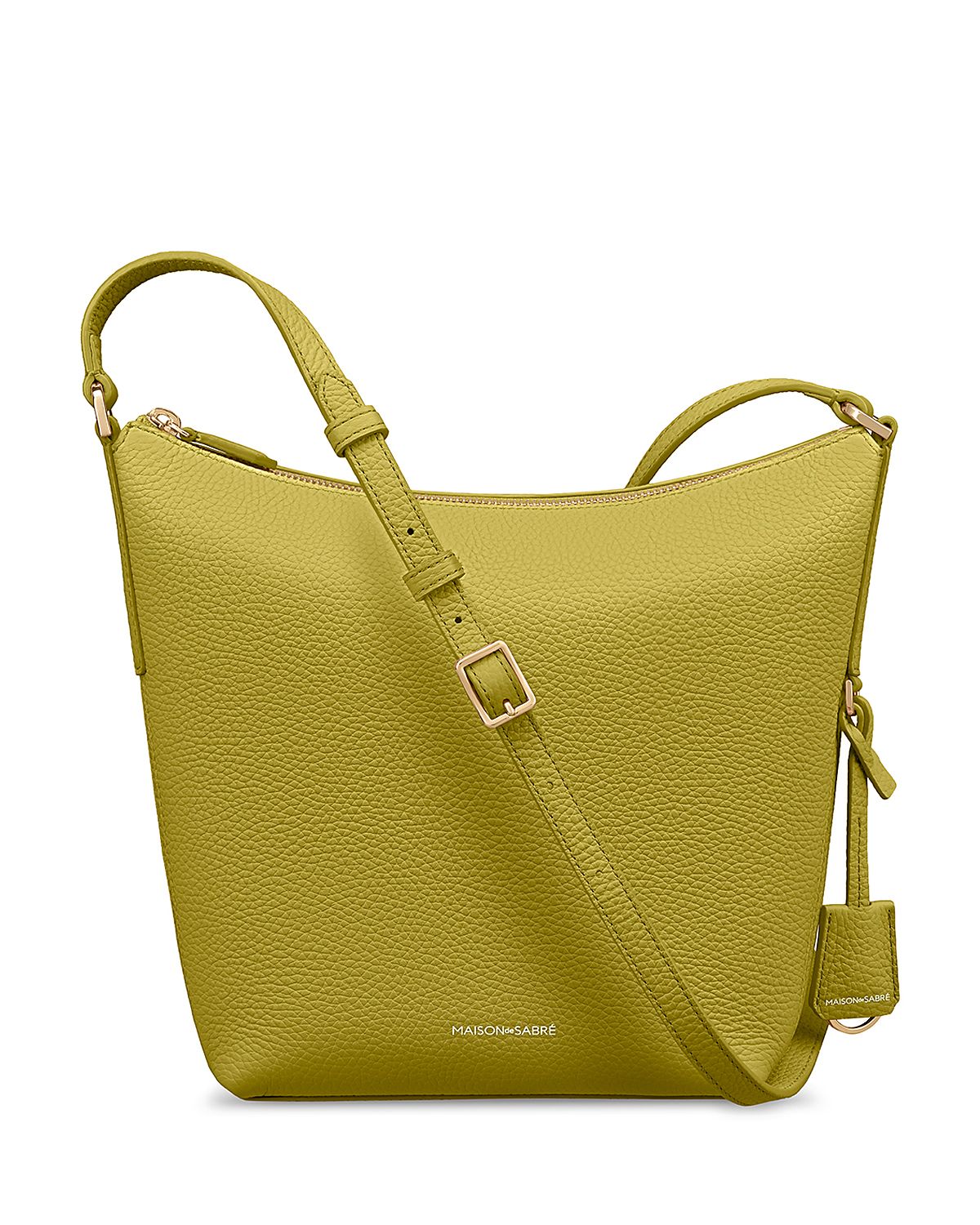 Maison de SABRE Leather Zipped Bucket Bag
