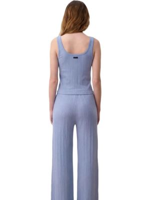 Pointelle Scoop Neck Tank