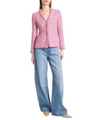  Cynthia Jacket in Luxury Cotton Blend Tweed