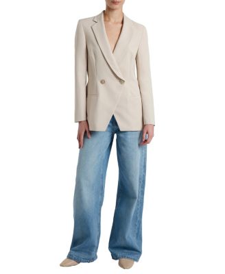  Rowan Double Breasted Blazer in Soft Stretch Crepe