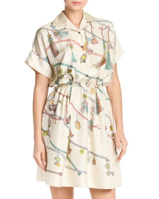 Stolen Jewels Silk Shirtdress