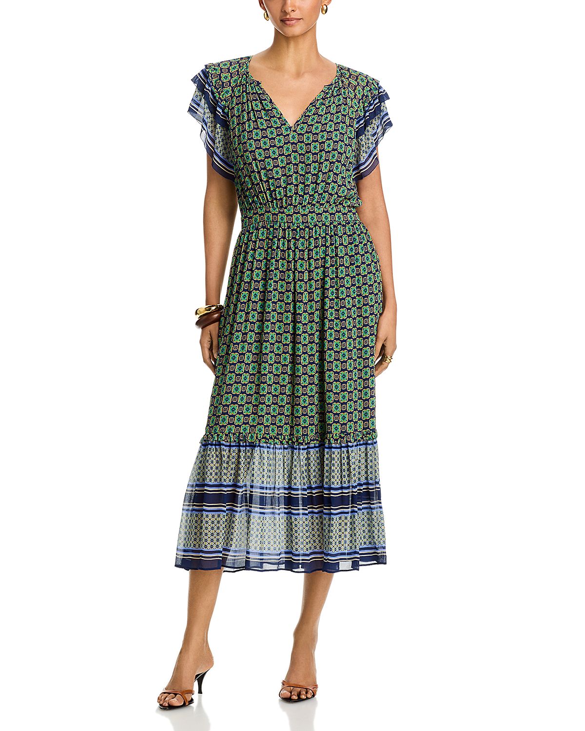 Velvet by Graham & Spencer Cheryl Ruffle Sleeve Dress