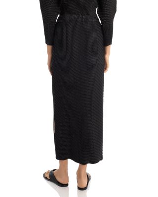 Pleated Maxi Skirt