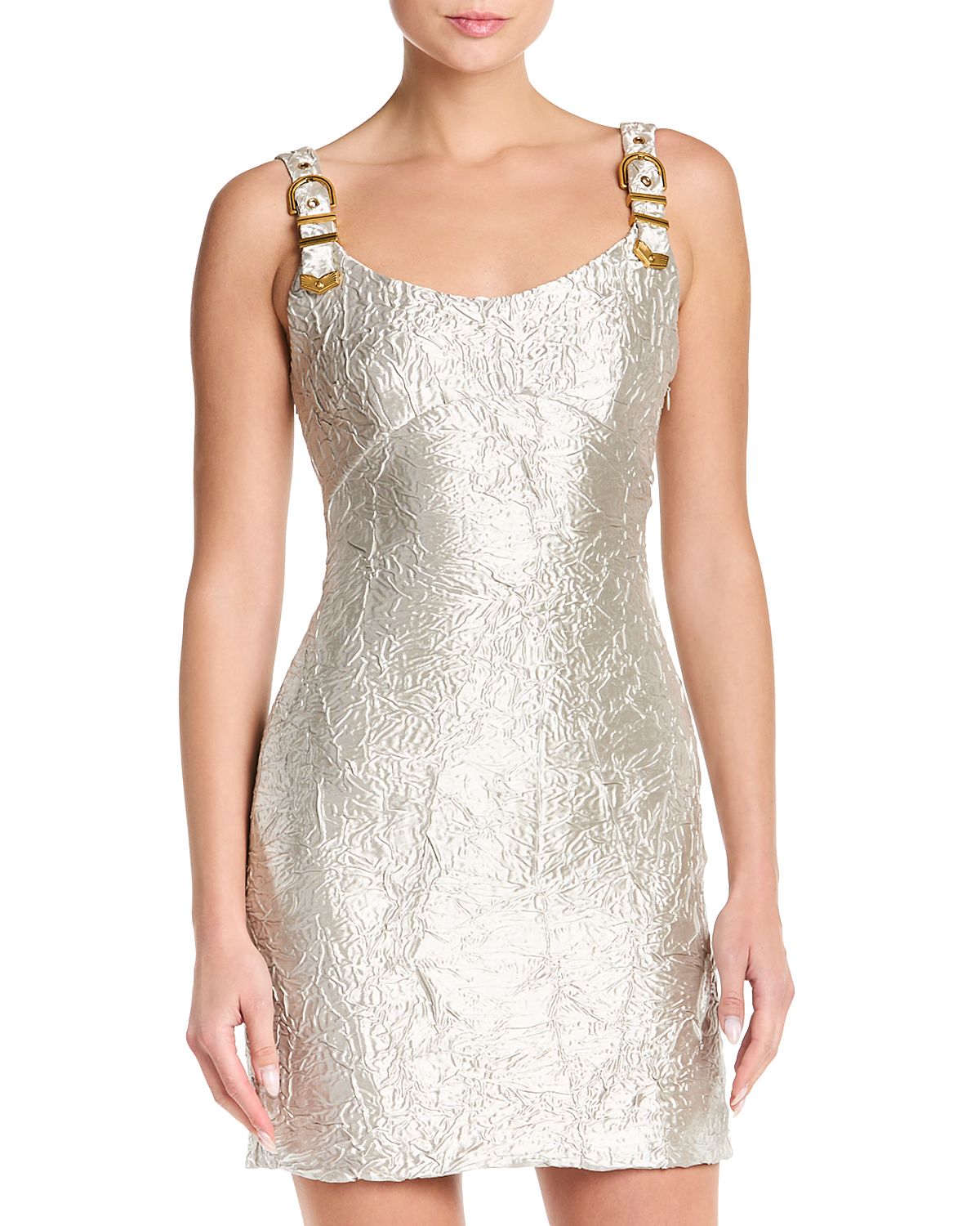 Versace Crushed Texture Mini Dress