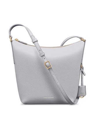 Leather Zipped Bucket Bag