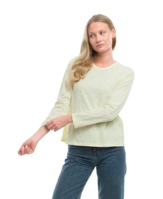 Long Sleeve Baby Fit Shrunken Crew Tee