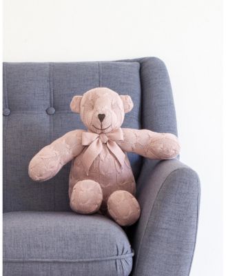  Cable Knit Teddy Bear Plush