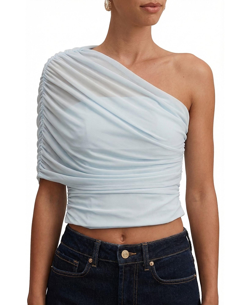 Ever New Women's Samara Drape Mesh Corset Top