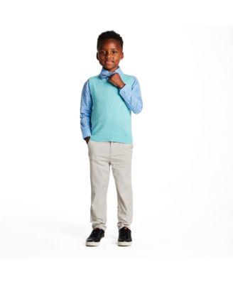 Boys' Plaid 4-Piece Vest Set - Little Kid