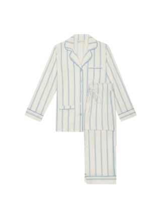 Luxe Stretch Cotton Striped Pajama Set