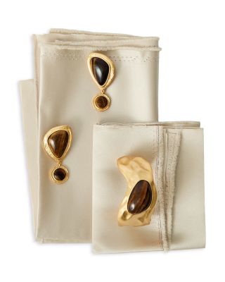 Tori Tumbled Stone Drop Earrings