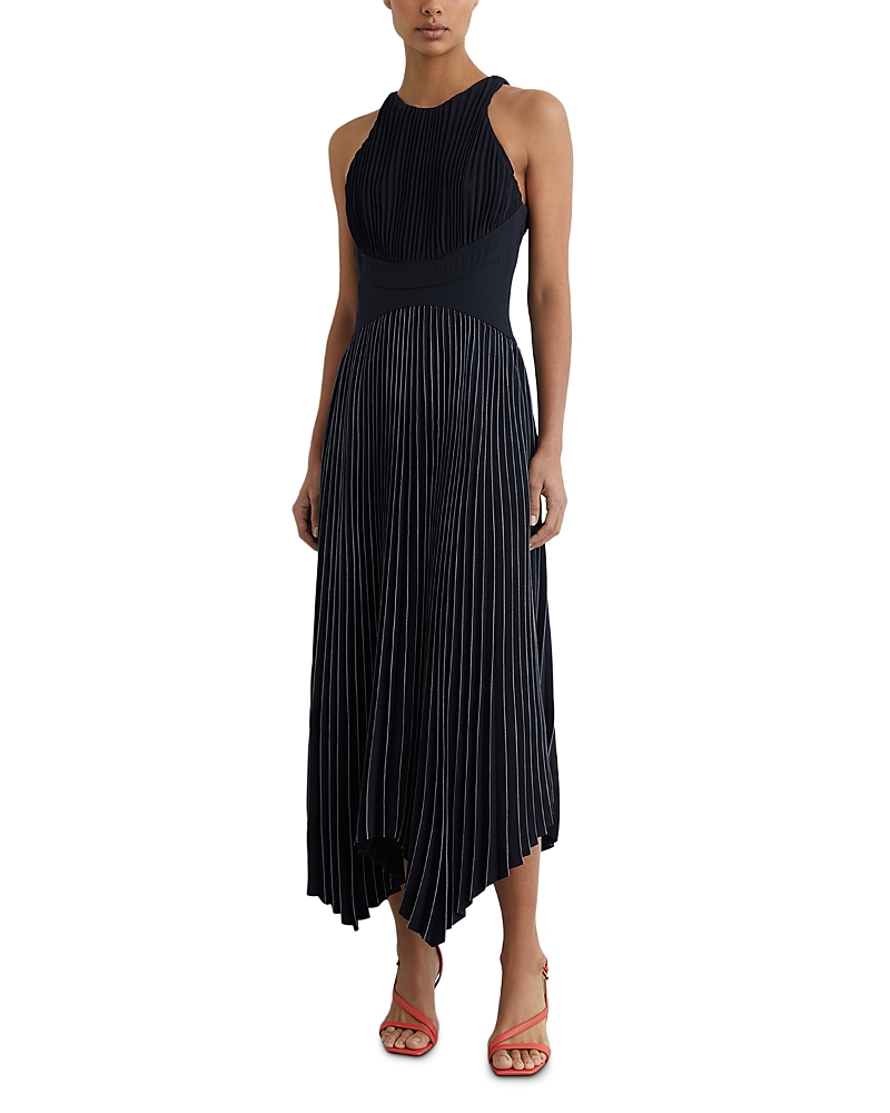 Reiss Rachel Pleated Dress