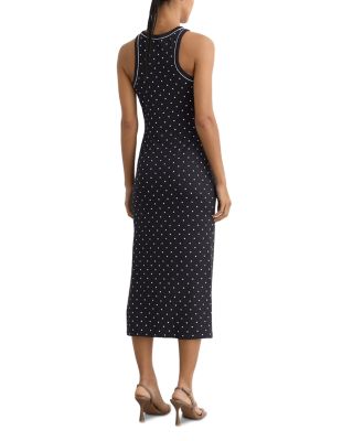 Spotted Jersey Racerback Dress