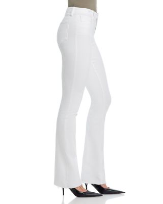 Ruth High Rise Straight Jeans in Blanc