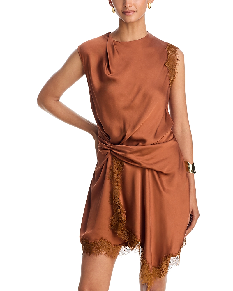 A. l.c. Dion Asymmetric Mini Dress