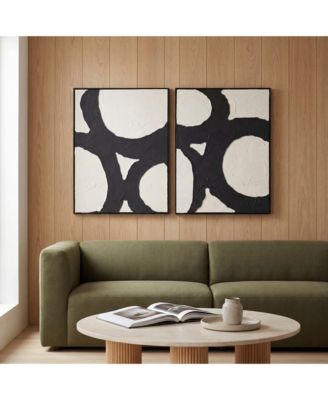 Circulos Framed Art, Set of 2